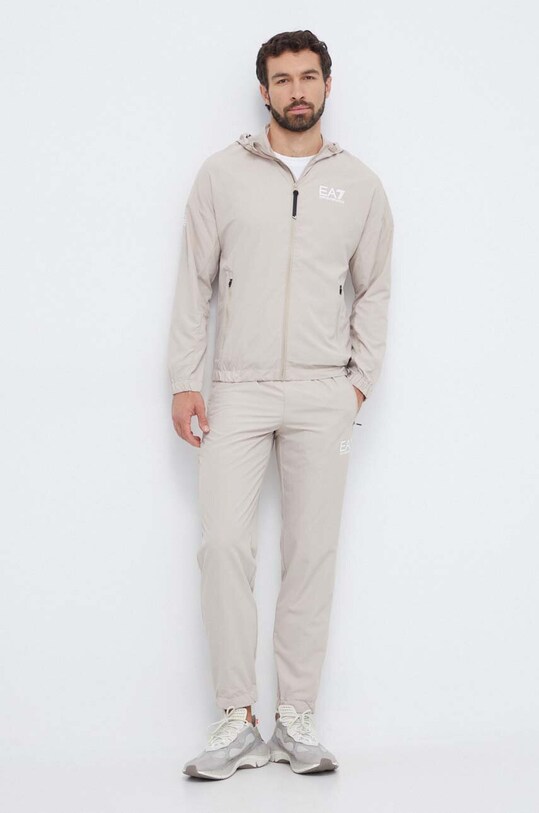 EA7 Emporio Armani dres tkanina beżowy 8NPV08.PN4HZ