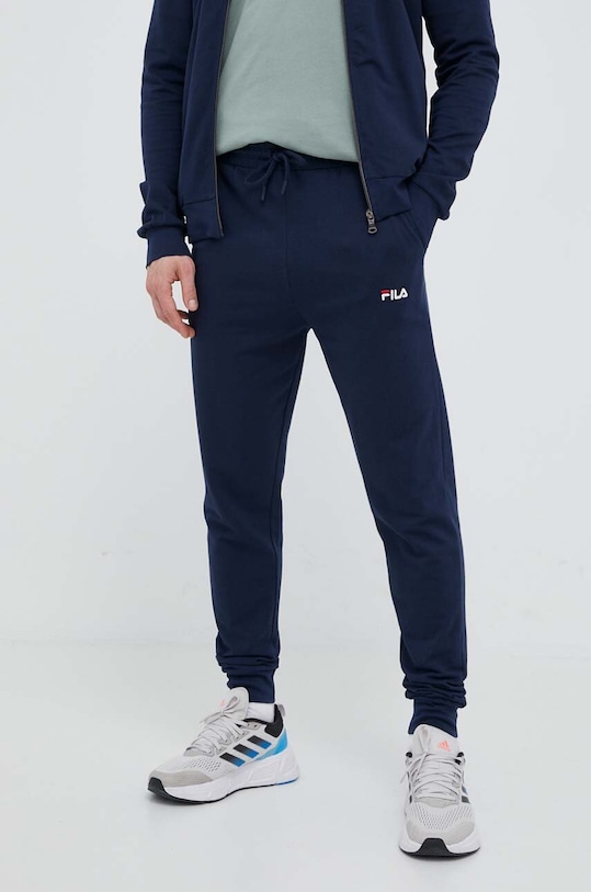 Βαμβακερή φόρμα Fila σκούρο μπλε FPS1127