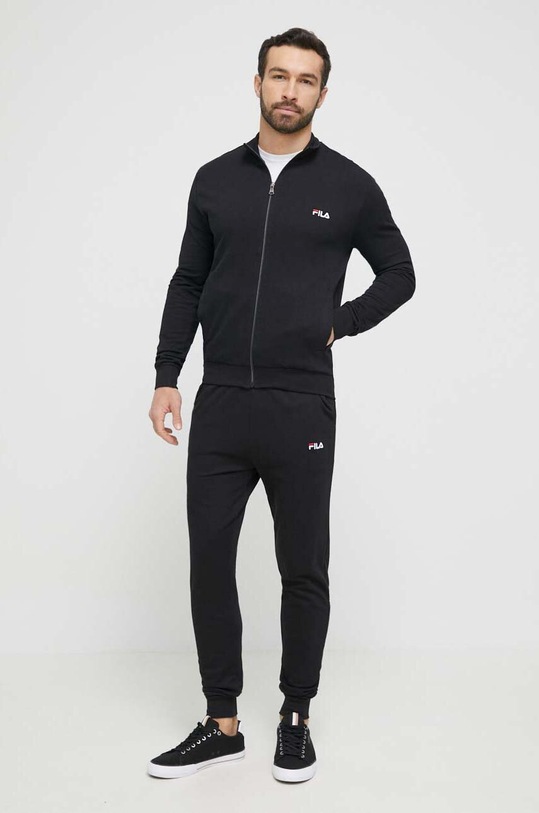 Fila dres bawełniany bawełna czarny FPS1127
