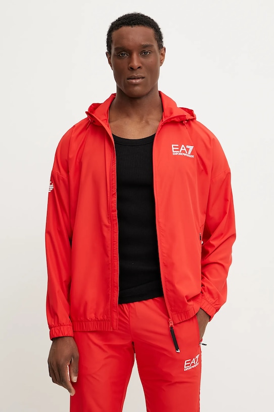 Odzież EA7 Emporio Armani dres 8NPV08.PN4HZ.NOS czerwony