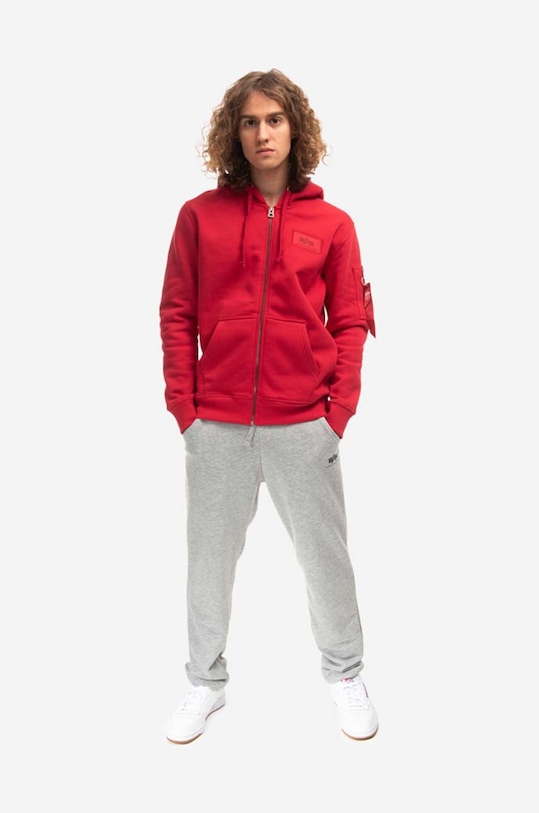 Alpha Industries spodnie dresowe Basic Jogger 108367.17 szary AA00