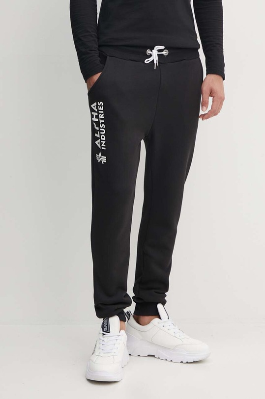Tepláky Alpha Industries Basic Jogger AI pletenina černá 116368.03