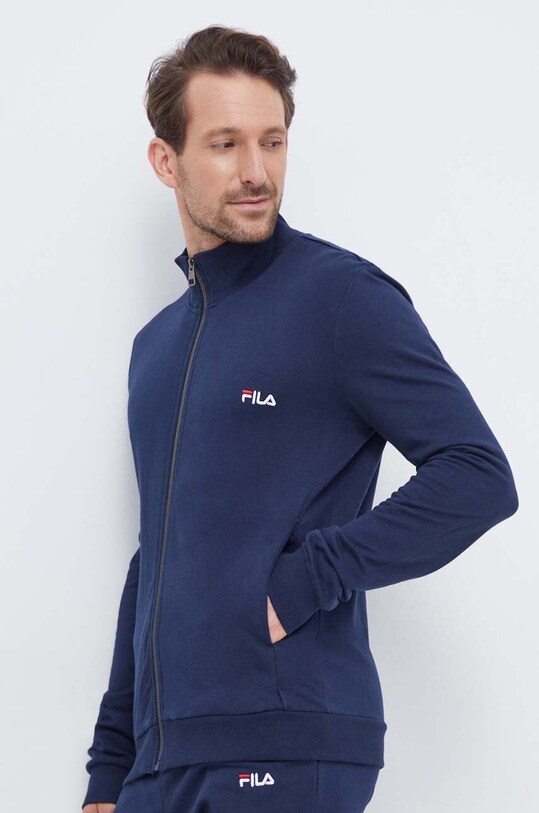 Бавовняний спортивний костюм Fila FPW1142 темно-синій AA00