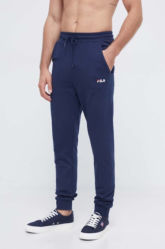 Bavlnená tepláková súprava Fila tmavomodrá FPW1142