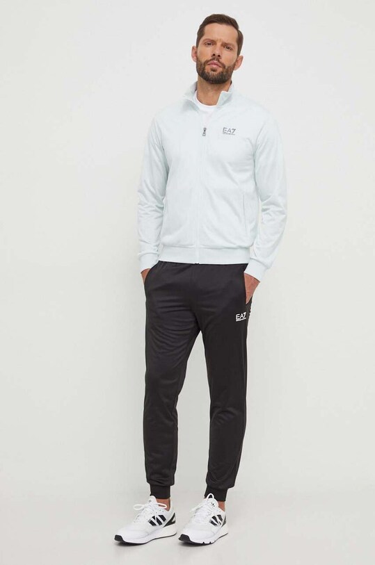 EA7 Emporio Armani trening tricotaj turcoaz 8NPV71.PJ08Z