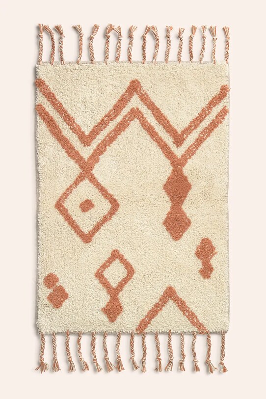 Килимок для ванної кімнати Calma House Fauve 50 x 70 cm білий FAUVE.50.TIE
