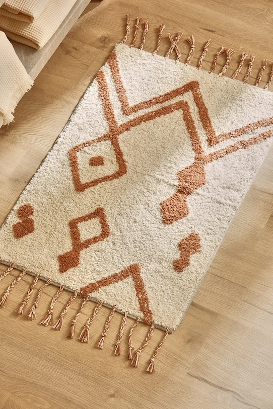 Łazienka Calma House dywanik łazienkowy Fauve 50 x 70 cm FAUVE.50.TIE biały