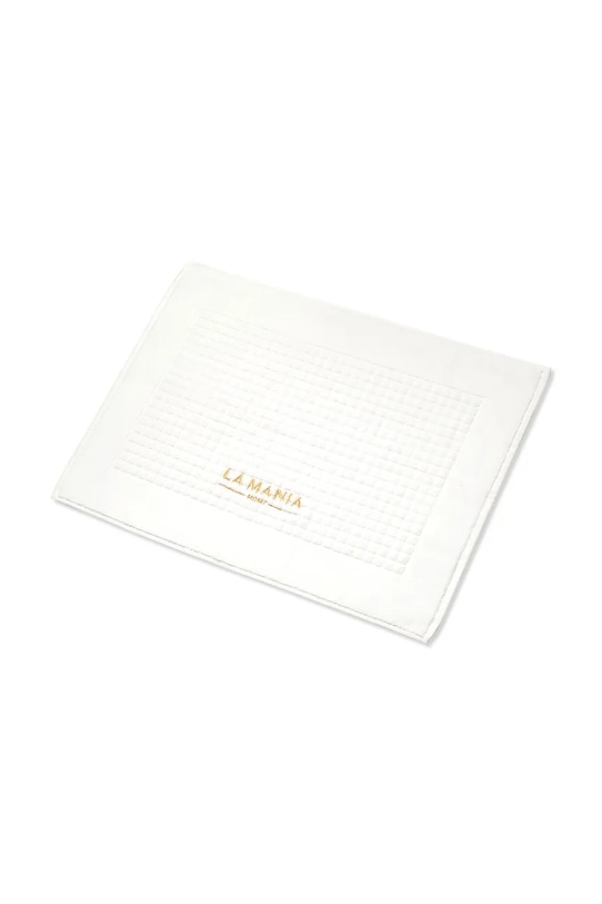 Βαμβακερό χαλάκι μπάνιου La Mania White Premium 70 x 50 cm λευκό 5905090153405