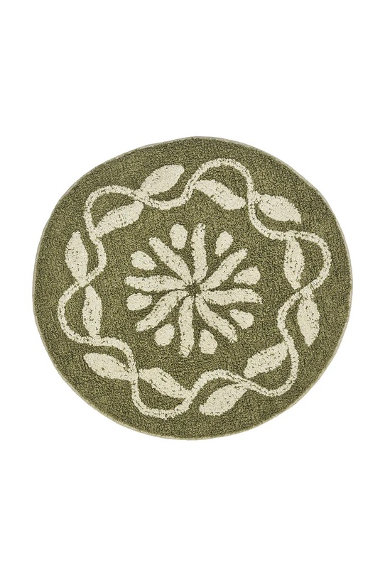 Madam Stoltz dywanik łazienkowy bawełniany 60 cm zielony PI.13873.F