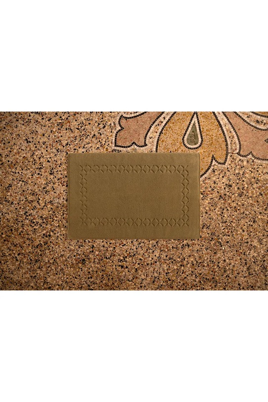 Yves Delorme dywanik łazienkowy bawełniany NATURE Kaki 55 x 90 cm 1069082 zielony AA00