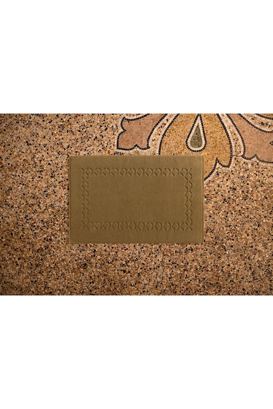 Yves Delorme dywanik łazienkowy bawełniany NATURE Kaki 55 x 90 cm 1069082 zielony AA00