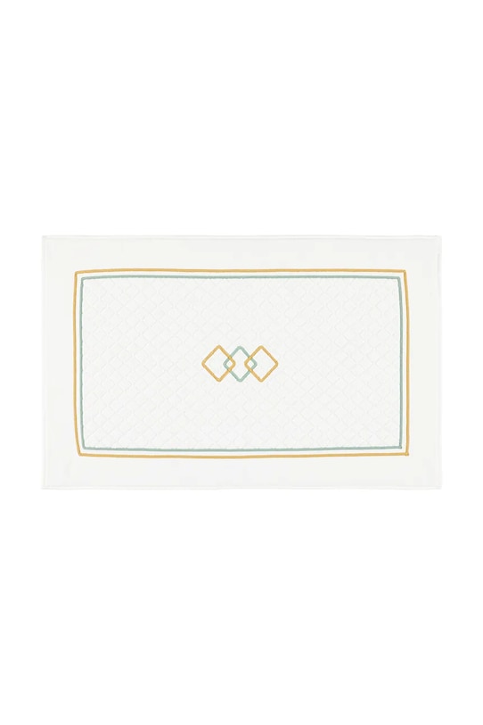 Yves Delorme dywanik łazienkowy bawełniany VILLA 55 x 90 cm biały 1068940