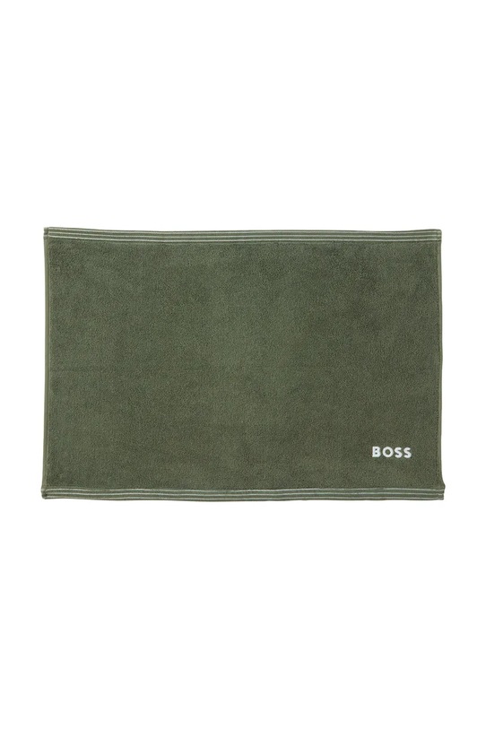 BOSS pamut fürdőszobaszőnyeg EDGE Lichen 50 x 70 cm zöld 1063535