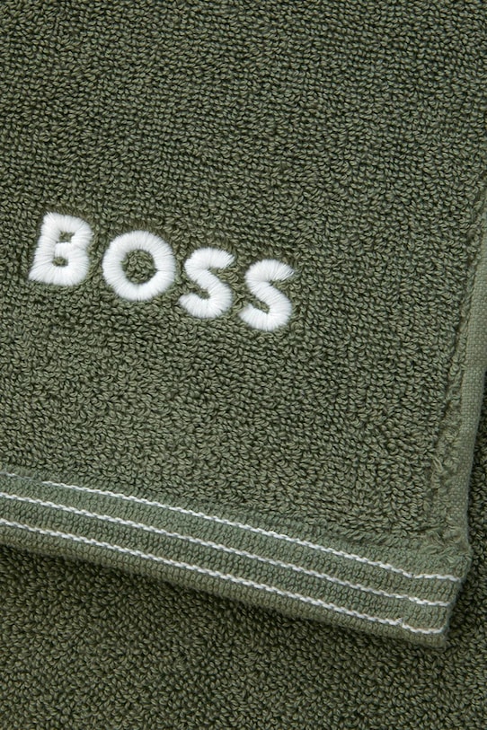 BOSS pamut fürdőszobaszőnyeg EDGE Lichen 50 x 70 cm 1063535 zöld AA00
