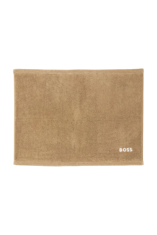 BOSS dywanik łazienkowy bawełniany EDGE Pecan 50 x 70 cm beżowy 1063666