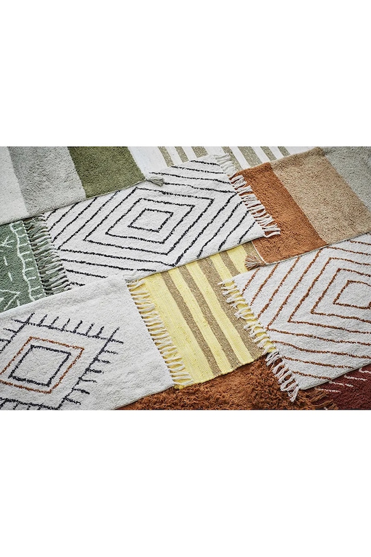 Madam Stoltz dywanik łazienkowy z materiału tekstylnego 60 x 90 cm żółty CJ.4684NYS