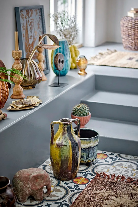 Květináč Bloomingville Imoa 82061463 modrá