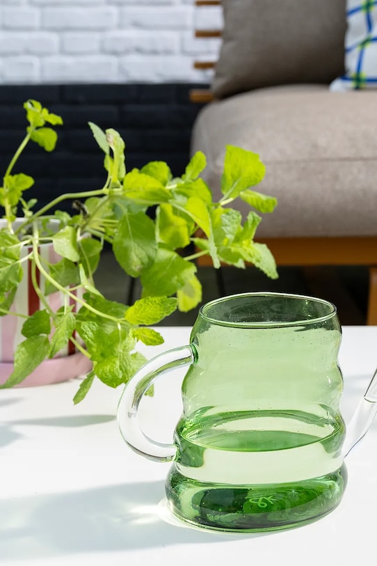 Salon i sypialnia &k amsterdam konewka swell green 800 ml 1523.02 zielony
