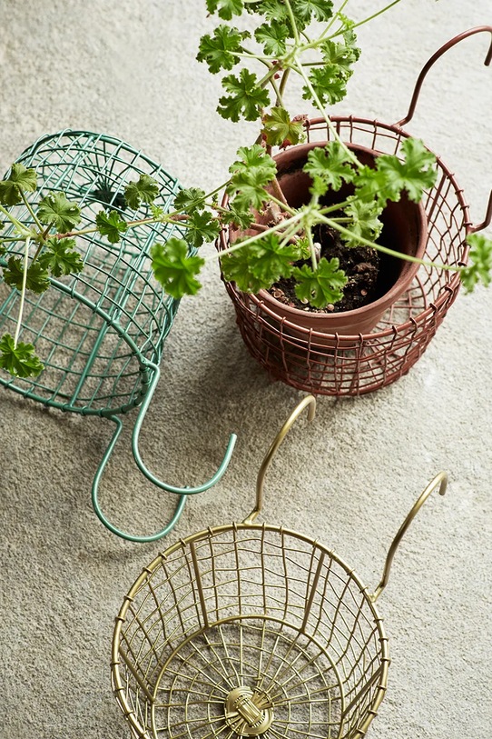 Living și dormitor Madam Stoltz pat de flori 35876AB galben