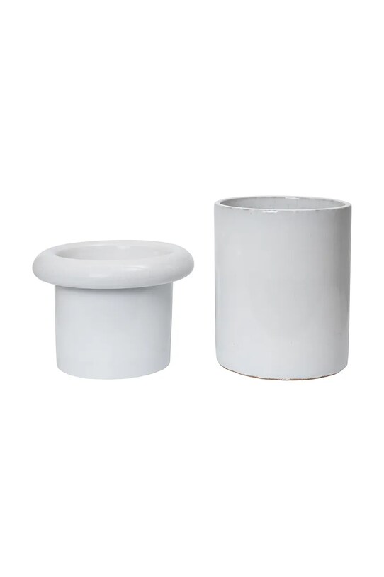 ferm LIVING doniczka Rollo 1104270648 biały AA00