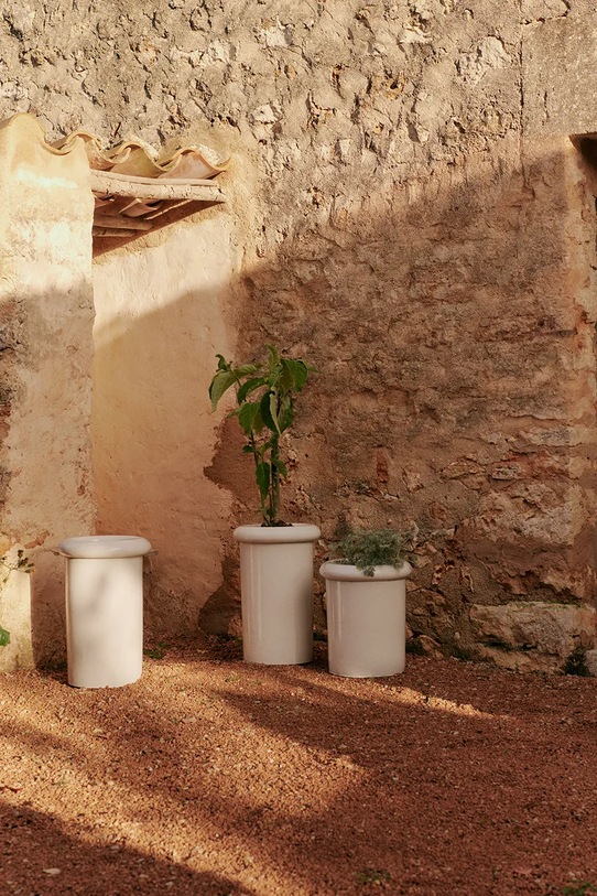 ferm LIVING doniczka Rollo biały 1104270648