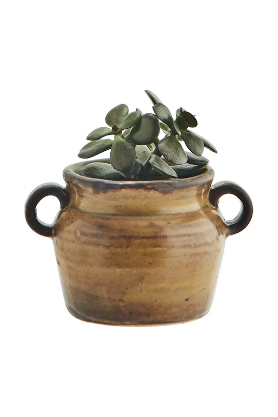 Madam Stoltz suport de ghiveci 12 x 7,5 cm HY22361.12 maro AA00