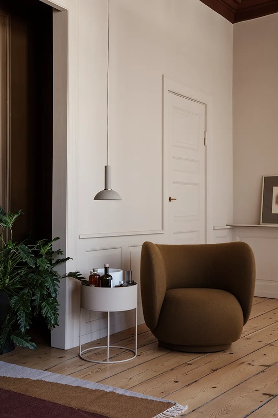 ferm LIVING doniczka ze stelażem Plant Box 40 x 50 cm 3357 szary AA00