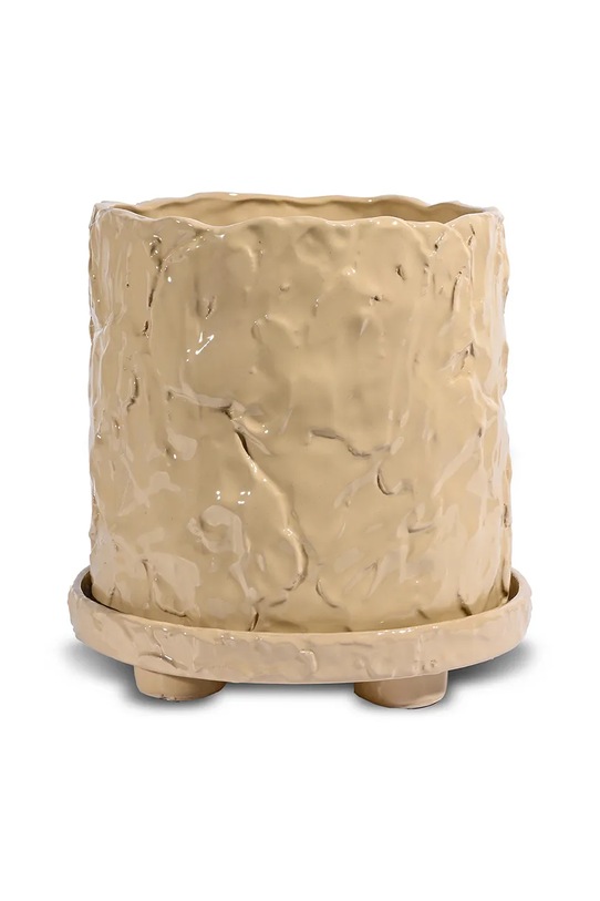 Byon doniczka z podstawką x Emma Widell, Muddy 23,5 cm L beżowy 5295303413