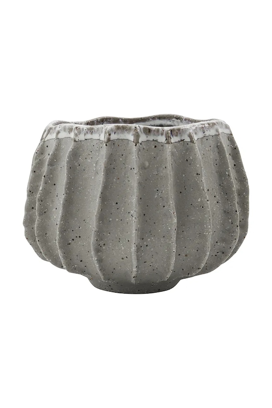 Kvetináč House Doctor HDShell 14 cm sivá 267050013