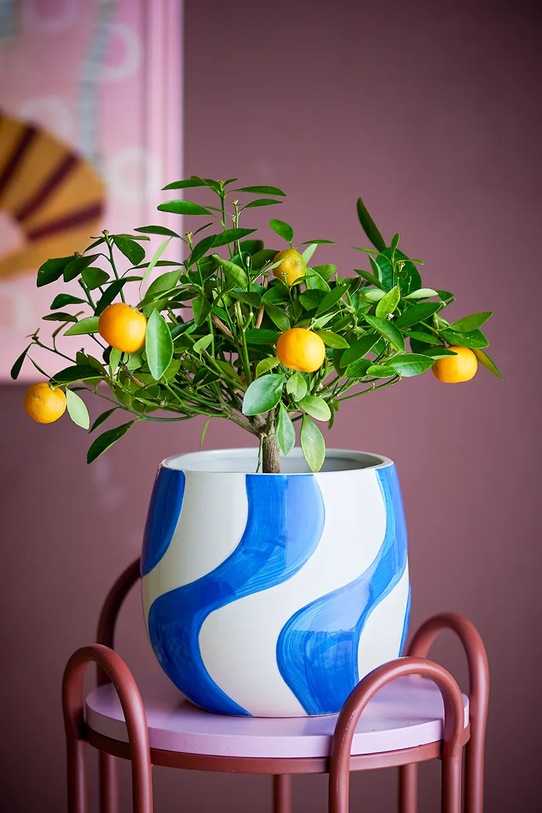Підставка для квіткового горщика Bloomingville Romy 20,5 x 18,5 cm 82062981 блакитний AA00