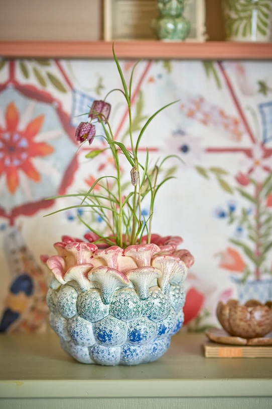 Bloomingville oală Maidan 20,5 x 18 cm 82072509 roz AA00