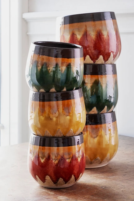 Madam Stoltz osłonka na doniczkę 17,5 x 14,5 cm multicolor V0610506.90825