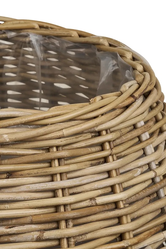 House Nordic set coperture per vasi Melaka o57 / o33 cm pacco da 2 4401187 beige AA00