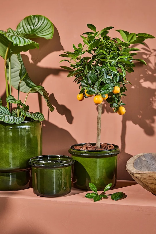 Γλάστρα House Doctor HDHoop 14 / 18 cm 2-pack 900001312 πράσινο AA00