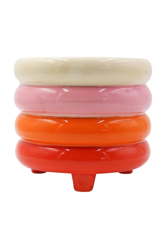 Qué Rico osłonka na doniczkę dekoracyjna z dolomitu 16,5 x 16,5 x 14 cm multicolor 148.00950