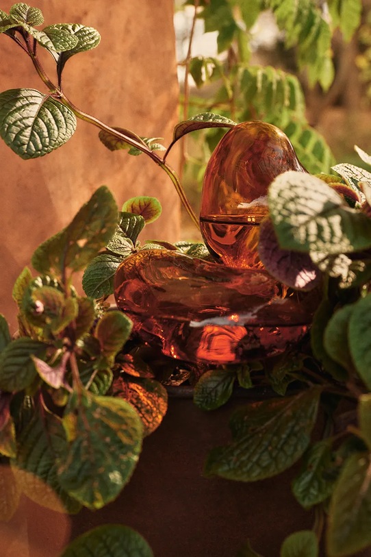 Salotto e camera Ferm Living in vetro soffiato 24 x 15 x 9,5 cm 1104272725 giallo