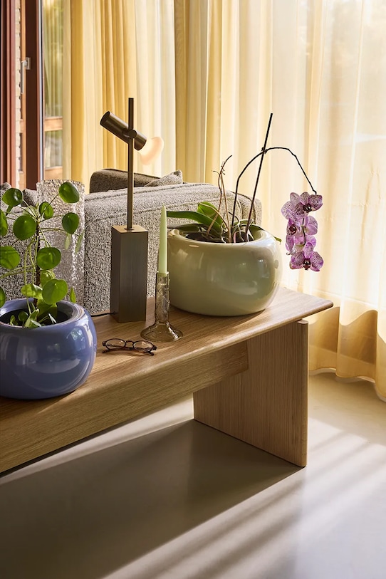 Hübsch zestaw osłonek na doniczki z żelaza 992101 multicolor