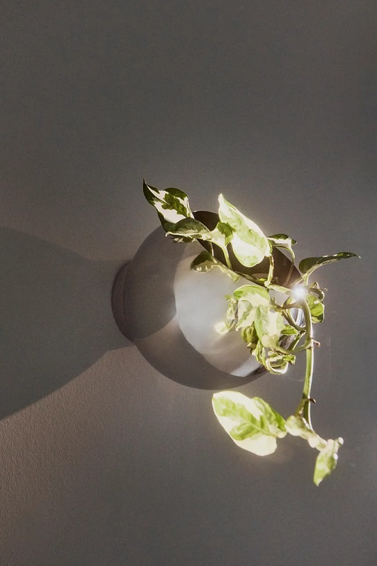 AYTM osłonka na doniczkę ścienna ze stali 17 x 15,4 cn 509210004011 srebrny AA00