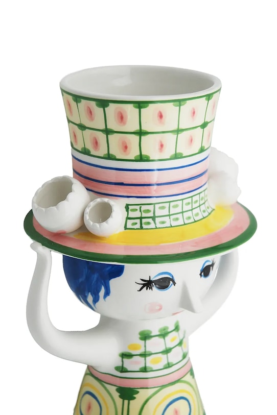 Вітальня та спальня Декоративна ваза Bjørn Wiinblad Lady with Hat 54051 барвистий