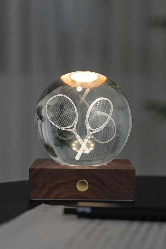 Ασύρματο φωτιστικό led Gingko Design Amber Crystal Light πολύχρωμο G025TE