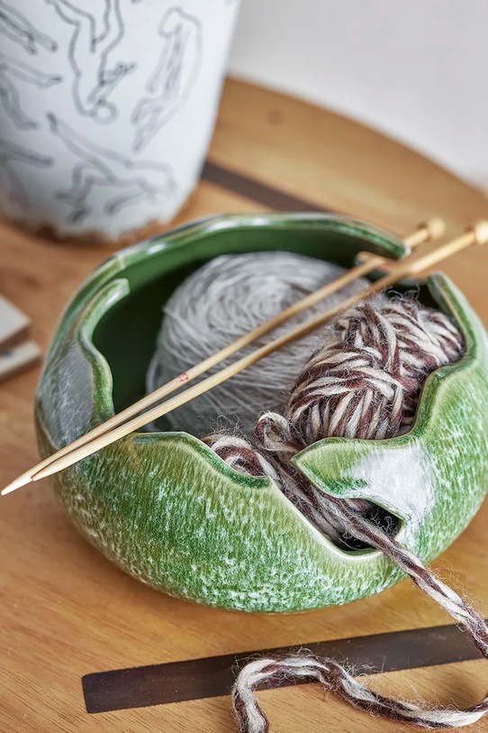 Ukrasna zdjelica Bloomingville Leonas 82069068 zelena