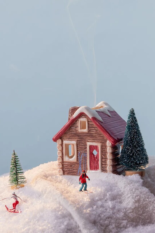 Paddywax domek ceramiczny na kadzidełka Alpine Chalet IN0026EU multicolor AA00