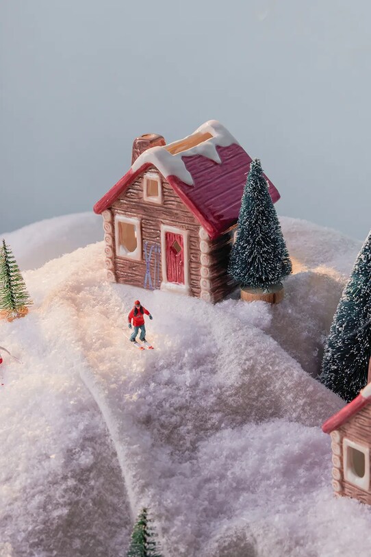 Salon i sypialnia Paddywax domek ceramiczny na kadzidełka Alpine Chalet IN0026EU multicolor