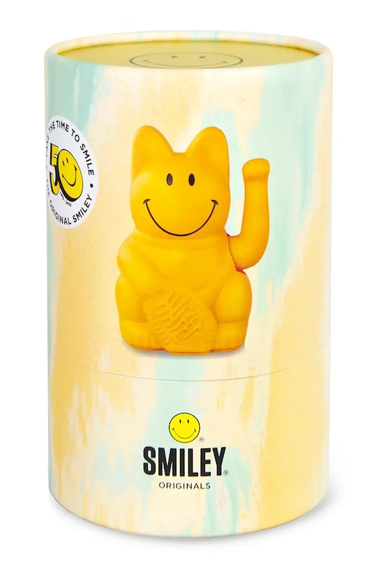 Декоративна фигурка Donkey Lucky Cat Smiley 8,5 x 10,5 x 15 cm жълт 330515