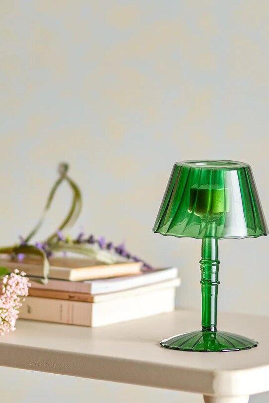 Dekorativen svečnik Bloomingville CIsco 82061721 zelena AA00