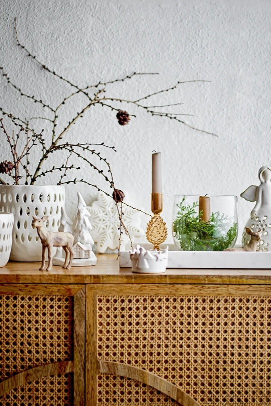 Bloomingville sfesnic decorativ Jisele portocaliu 82061233