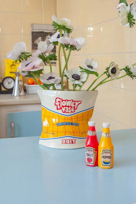 Salon i sypialnia DOIY wazon dekoracyjny Corner Shop, Chips Bag DYVASCDCH multicolor