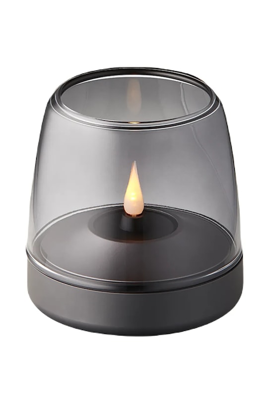 Salon i sypialnia Kooduu latarenka led Glow 10 Smoked Grey GL10SG czarny