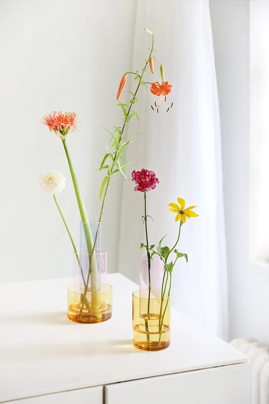 &k amsterdam vaza decorativa amphi yellow L multicolor VA001.2