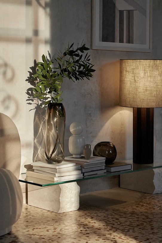 ferm LIVING vaza decorativa Water Swirl 1104263274 gri AA00